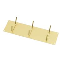 Urban Interiors Kapstok 'Factory' Met 6 haken, kleur Goud - thumbnail