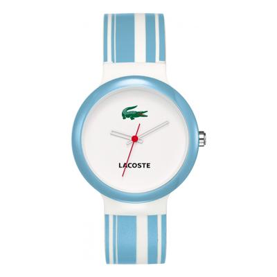 Lacoste horlogeband 2010541 / LC-46-1-29-2244 Rubber Lichtblauw 14mm