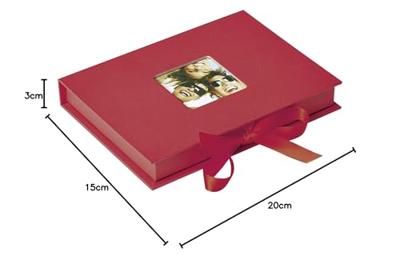 walther+ design FB-112-R Fotoalbum (b x h) 14.5 cm x 20.1 cm Rood
