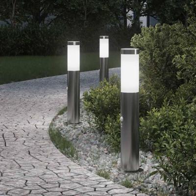 Bolderverlichting met sensor 3 stuks 50 cm RVS IP44