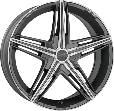 OZ DAVID Mat GRAPHIT Gepolijst