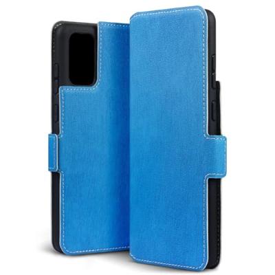 Qubits - slim wallet hoes - Samsung Galaxy S20 Plus - Lichtblauw