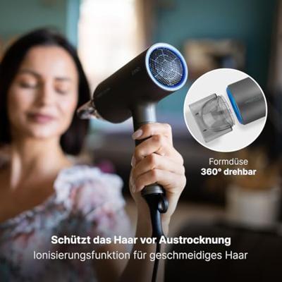 Profi-Care HT 3073 Haardroger Blauw, Zilver-grijs