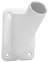 Dokkumer Vlaggen Centrale Vlaggenstokhouder nylon wit 30mm - thumbnail