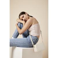 Atlantis BG758 Boutique Structured Cross Body Bag - Oyster - 21 x 13 x 7 cm - thumbnail