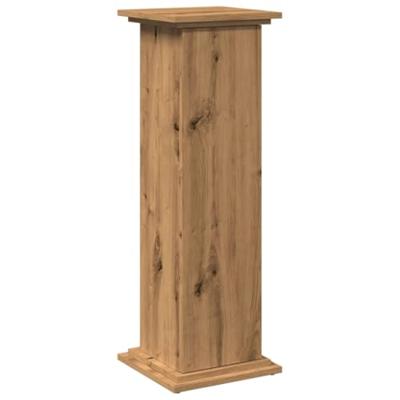 VidaXL Sokkel met opbergruimte 31x30x90 cm hout artisanaal eikenkleur VidaXL Sokkel met opbergruimte 31x30x90 cm hout artisanaal eikenkleur