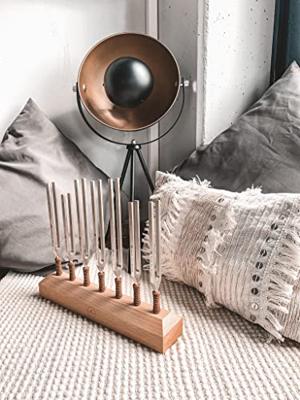 Meinl TTF-SET-CHA-7 Planetary Tuned Therapy Series chakra set van 7 stemvorken