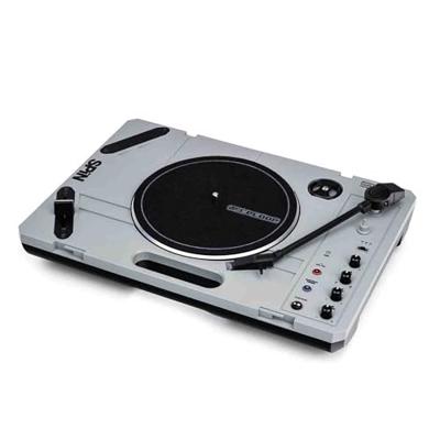 Reloop SPIN - Draagbare draaitafel voor vinyl liefhebbers & scratch artiesten, Superieur voor mobiel scratchen en snijden, Bluetooth audio streaming
