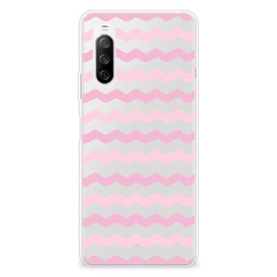 Sony Xperia 10 III | TPU bumper | Waves Roze