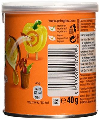 Pringles chips, 40g, paprika