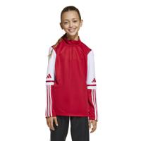 adidas Squadra 25 Trainingstrui 1/4-Zip Kids Rood Wit - thumbnail
