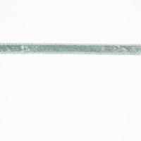 Briljant Baby wieglaken geweven stone green uni + bies band - thumbnail