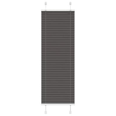 Pliss rolgordijn 45x100 cm stofbreedte 44,4 cm polyester zwart