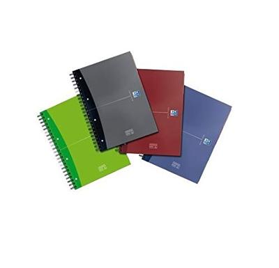 Oxford Office Essentials European Book, 240 bladzijden, ft A4+, geruit, geassorteerde kleuren