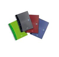 Oxford Office Essentials European Book, 240 bladzijden, ft A4+, geruit, geassorteerde kleuren - thumbnail