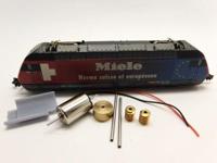 micromotor NH013C motor ombouwset voor Hobbytrain / Kato SBB Re 4/4 460, BLS Re 4/4 465 - thumbnail