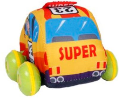 Van Der Doelen Mini club soft car brandweerauto met pull back Van Der Doelen Mini club soft car brandweerauto met pull back