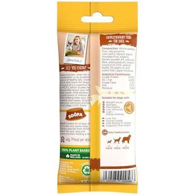 Soopa Dental Sticks banaan & pindakaas voor de hond Per 3