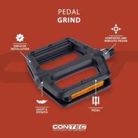 CONTEC pedaal "grind" ct pedals grind mtb/urban nylon black - thumbnail