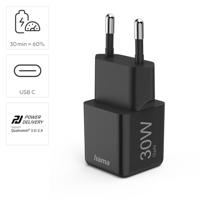 Hama USB-oplader 30.00 W 1x USB-C USB PD Zwart Binnen USB Power Delivery (USB-PD) - thumbnail