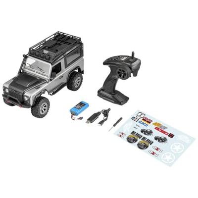 Reely Zilver Brushed 1:16 RC auto Elektro Crawler 4WD RTR 2,4 GHz Incl. accu en lader