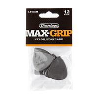 Dunlop 449P114 Max-Grip Nylon Standard Pick 1.14 mm plectrum set 12 stuks - thumbnail