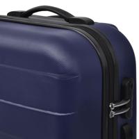 3-delige Kofferset hard 45,5/55/66 cm blauw - thumbnail