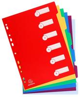 Intercalaires polypropylene semi rigide 35x100e 6 positions - a4 - thumbnail