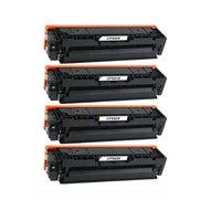 Huismerk HP 203X (CF540X-CF543X) Toners Multipack (zwart + 3 kleuren) - thumbnail