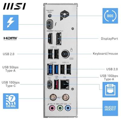 Moederbord MSI PRO Z890-P WIFI LGA 1851 Intel Z890 - thumbnail