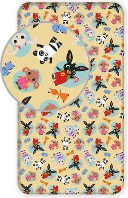 Bing Bunny Hoeslaken Friends - Eenpersoons - 90 x 200 cm - Geel Bing Bunny Hoeslaken Friends - Eenpersoons - 90 x 200 cm - Geel