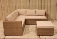 Gibson loungeset rotan grey 208 x 208 cm hoekset Eurofleur Aanbieding - Eurofleur aanbieding - thumbnail