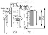 Compressor, airconditioning 32123 - thumbnail