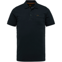 Short sleeve polo stretch jersey sky captain - thumbnail