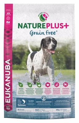 Eukanuba Natureplus+ Adult Grainfree All Breeds Zalm&Gevogelte - Hondenvoer - 10 kg