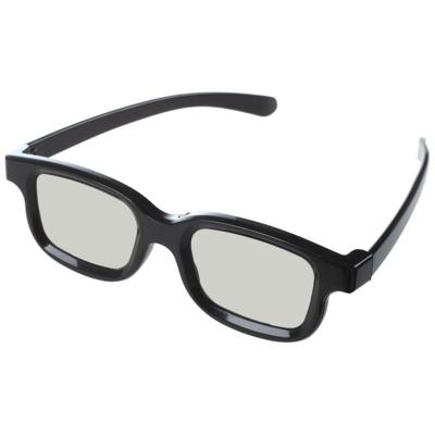 2 stuks 3D film speciale gepolariseerde bril niet-Flash Stereo 3D bril