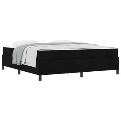 Boxspring bed Zwart en Zwart 180 x 200 cm