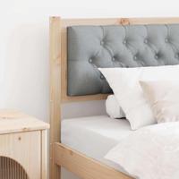 Hoofdbord Anders Bruin en lichtgrijs 90 cm Massief grenenhout - thumbnail