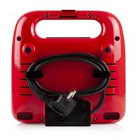 DOMO Snack Party 5in1 Sandwich toaster CoolTouch-behuizing, Anti-aanbaklaag Rood - thumbnail