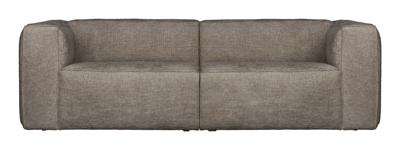 WOOOD Bank 'Bean' 3,5-zits, Melange, kleur Travertin