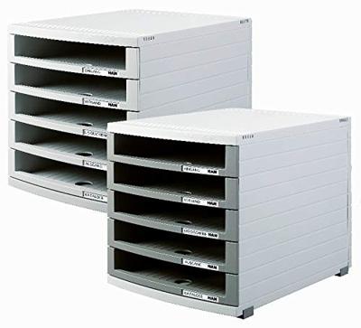 HAN CONTUR 1505-0-19 Ladebox Lichtgrijs DIN A4, DIN B4, DIN C4 Aantal lades: 5