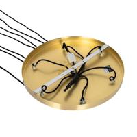 QAZQA Art Deco hanglamp goud met glas 7-lichts - Laura - thumbnail