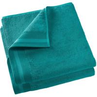 De Witte Lietaer badhanddoek Contessa 70 x 140 cm turquoise 2 st - thumbnail