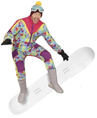 Foute Ski Overall Happy Heren