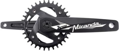 MIRANDA crankstel "modular mrtb chainflow 3d" crankset mod.mrtb chainflow 3d 34t