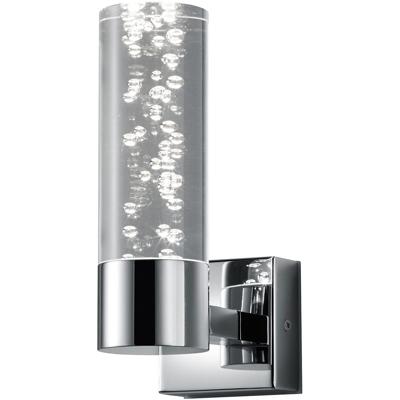 LED Wandlamp 3W Warm Wit 3000K Rond Chroom OSRAM Aluminium