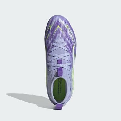 adidas F50 Sparkfusion League Gras / Kunstgras Voetbalschoenen (MG) Kids Paars Geel