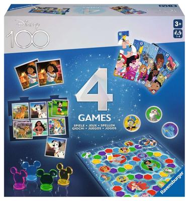 Ravensburger Disney 100 Jaar 4in1 Spellen