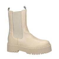 Nelson hoge leren chelsea boots ecru - thumbnail