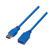 Verlengkabel USB NANOCABLE 10.01.0902-BL 2 m Blauw (1 Stuks) - thumbnail